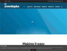 Tablet Screenshot of inventiaplus.com